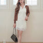 Fine Lacie Satin Skirt