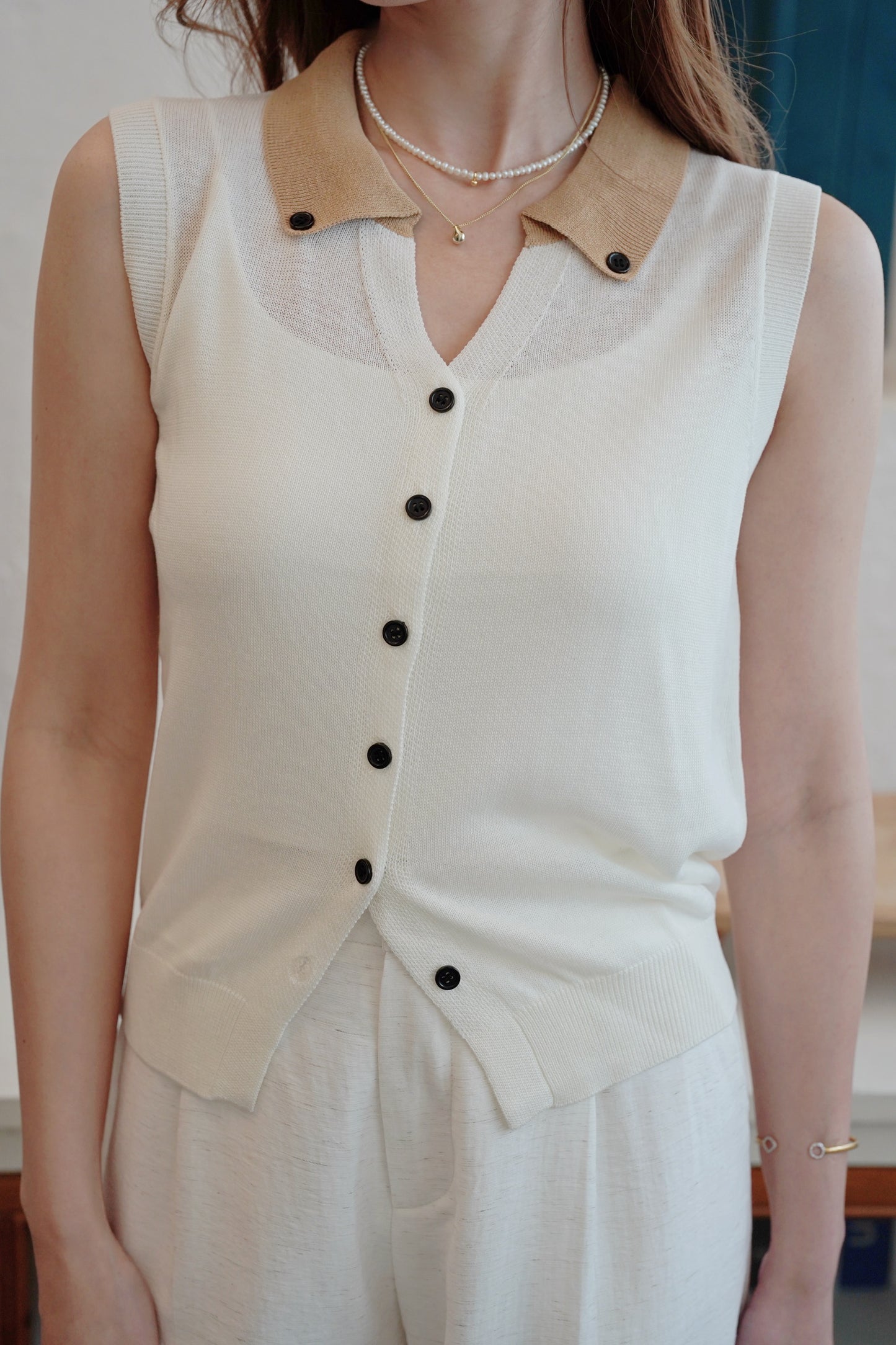 The Collar Button Vest