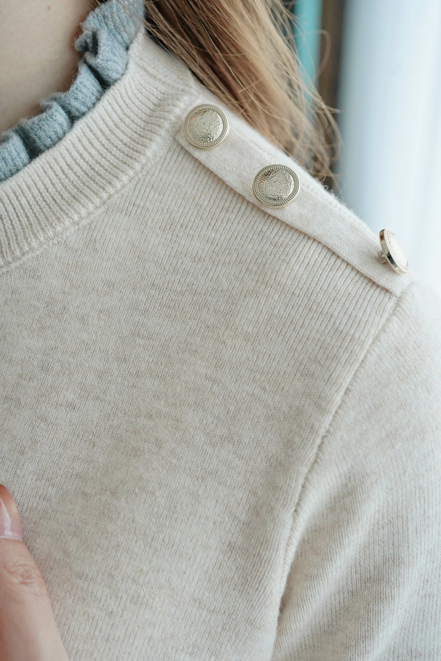 The Chic Ruffle Sweater