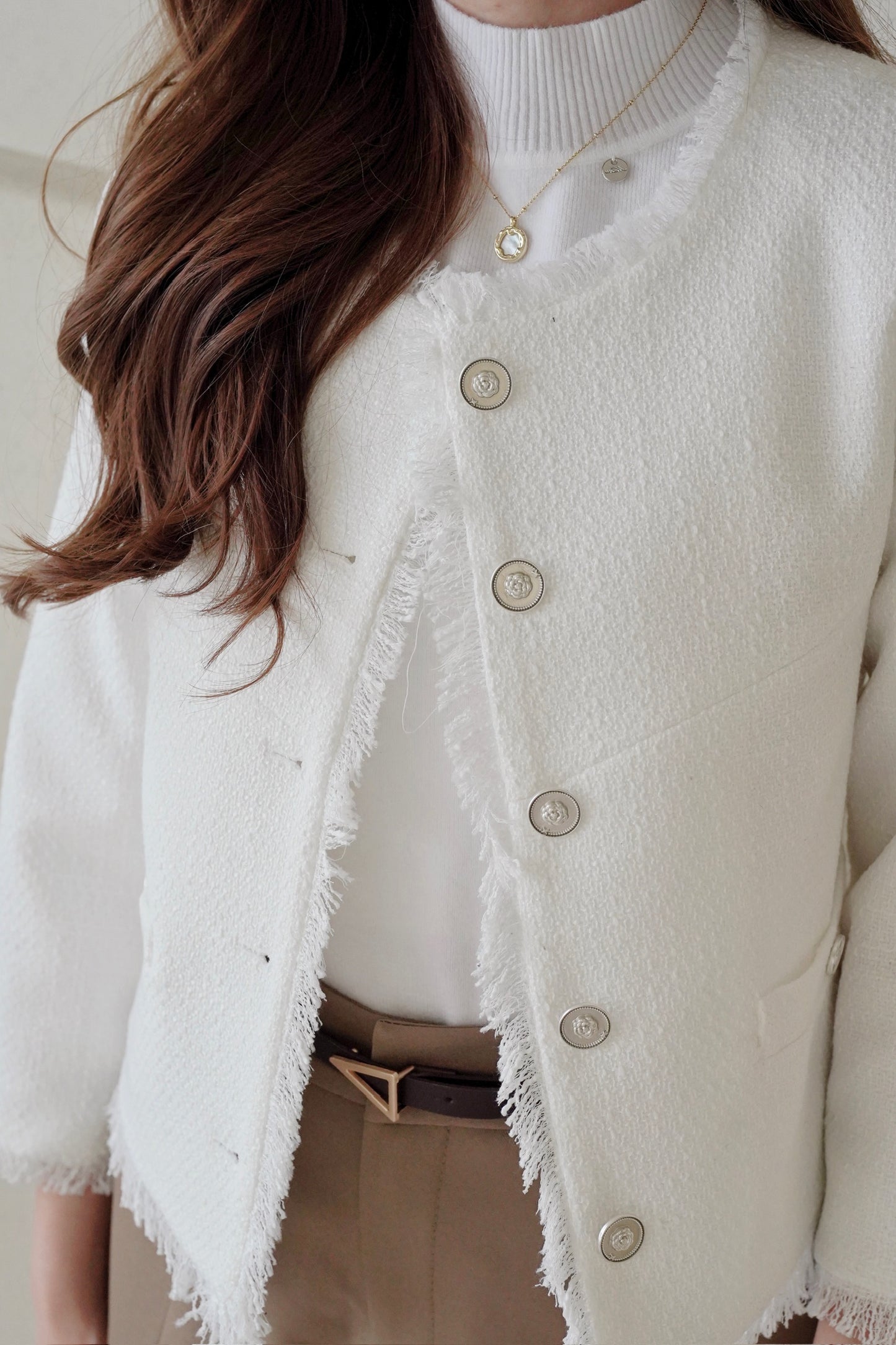 Deluxe Grace Tweed Coat