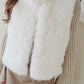 Festive Snowy Fur Vest