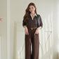 Copper Wide Leg Jeans