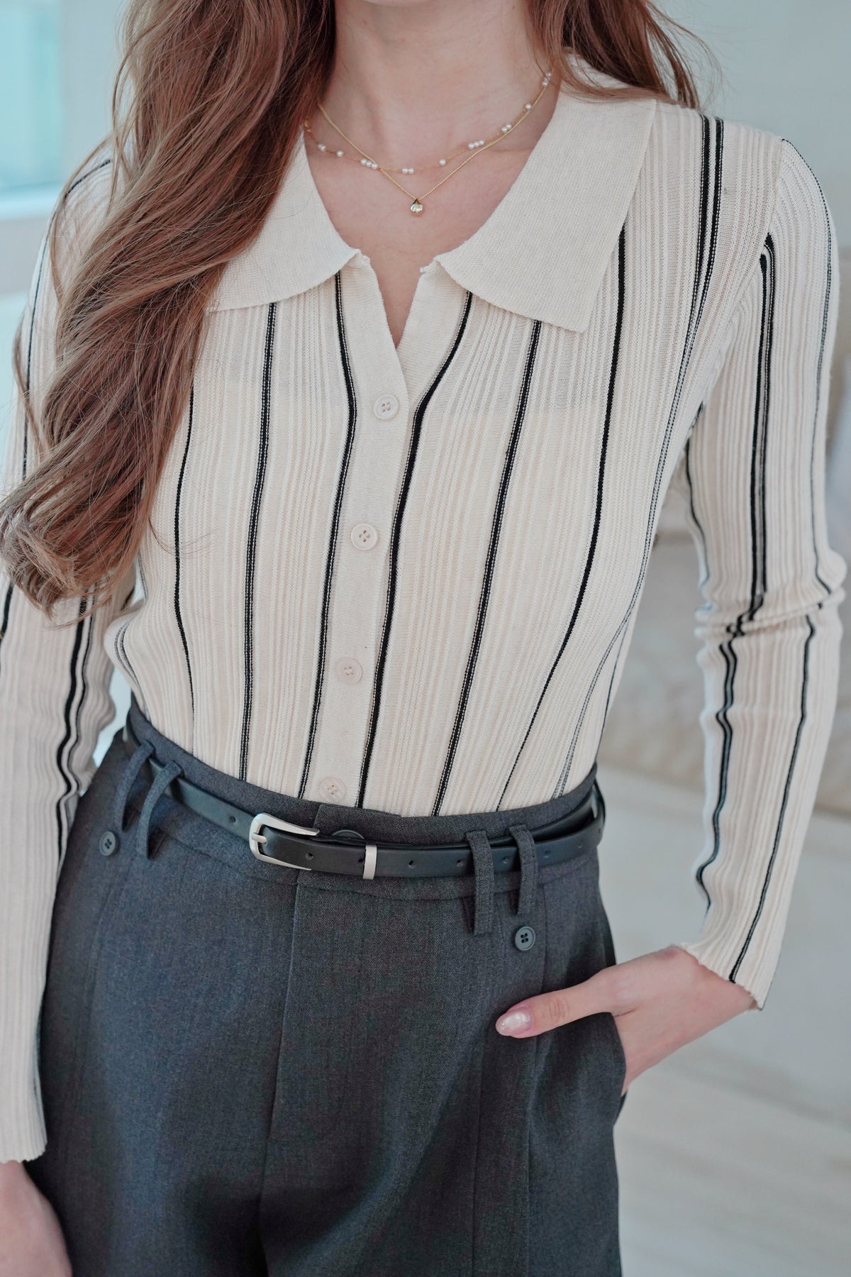 Stripe Autumn Top