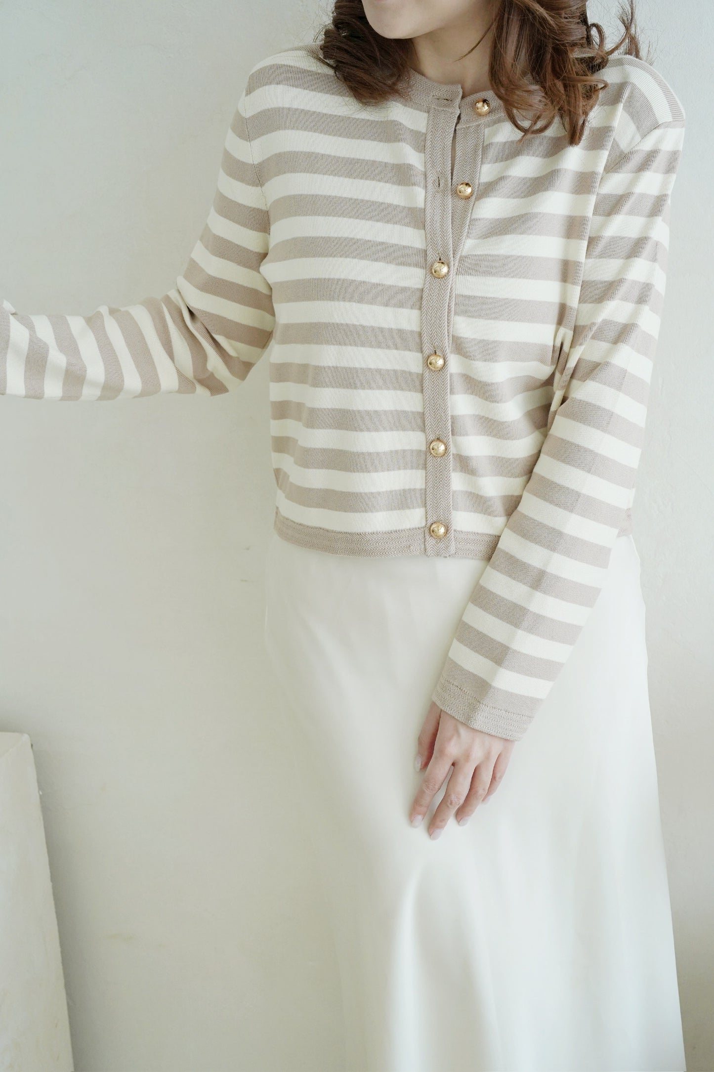 Frenchy Stripe Cardi