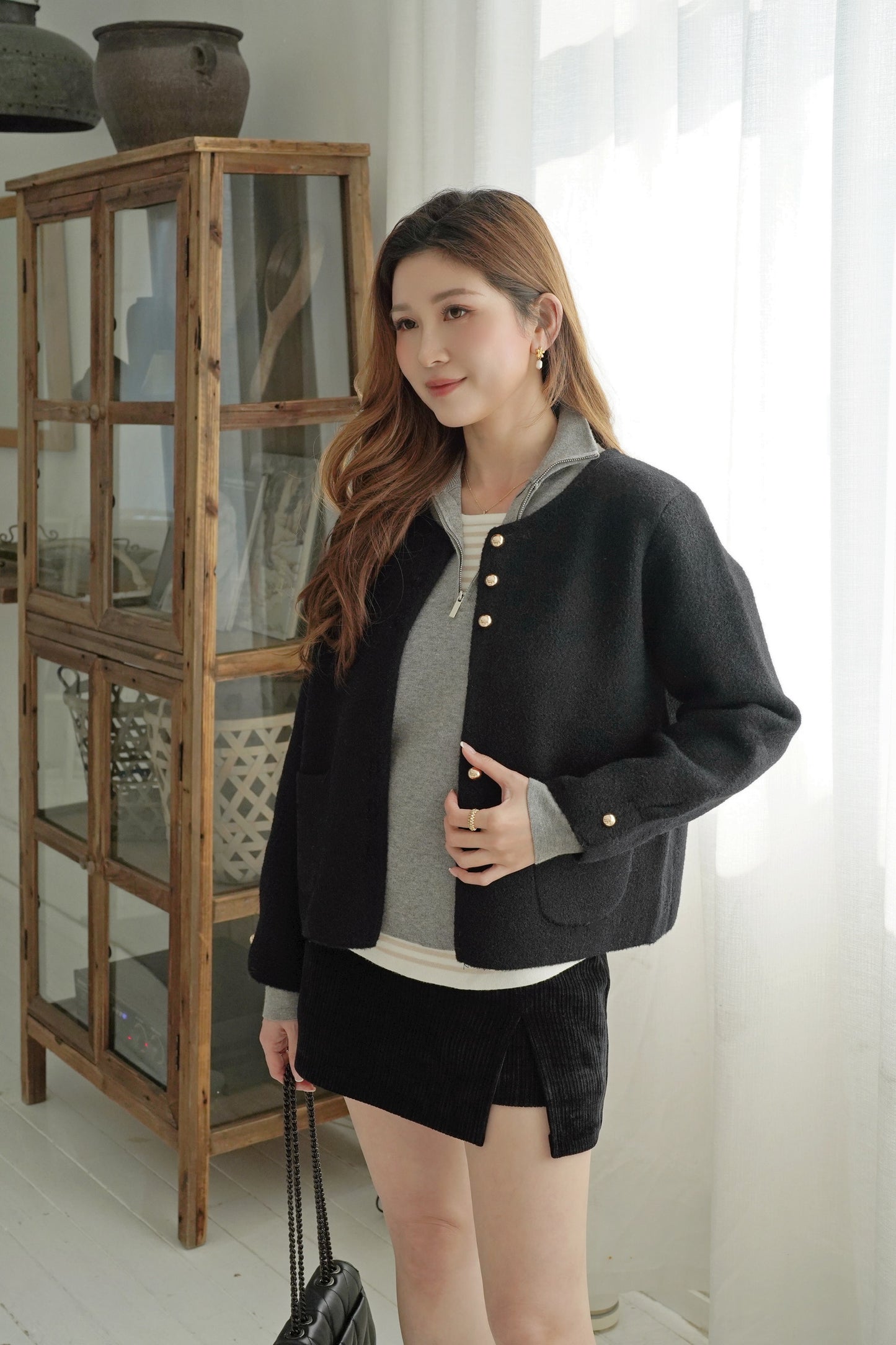 Aplace Collar Coat