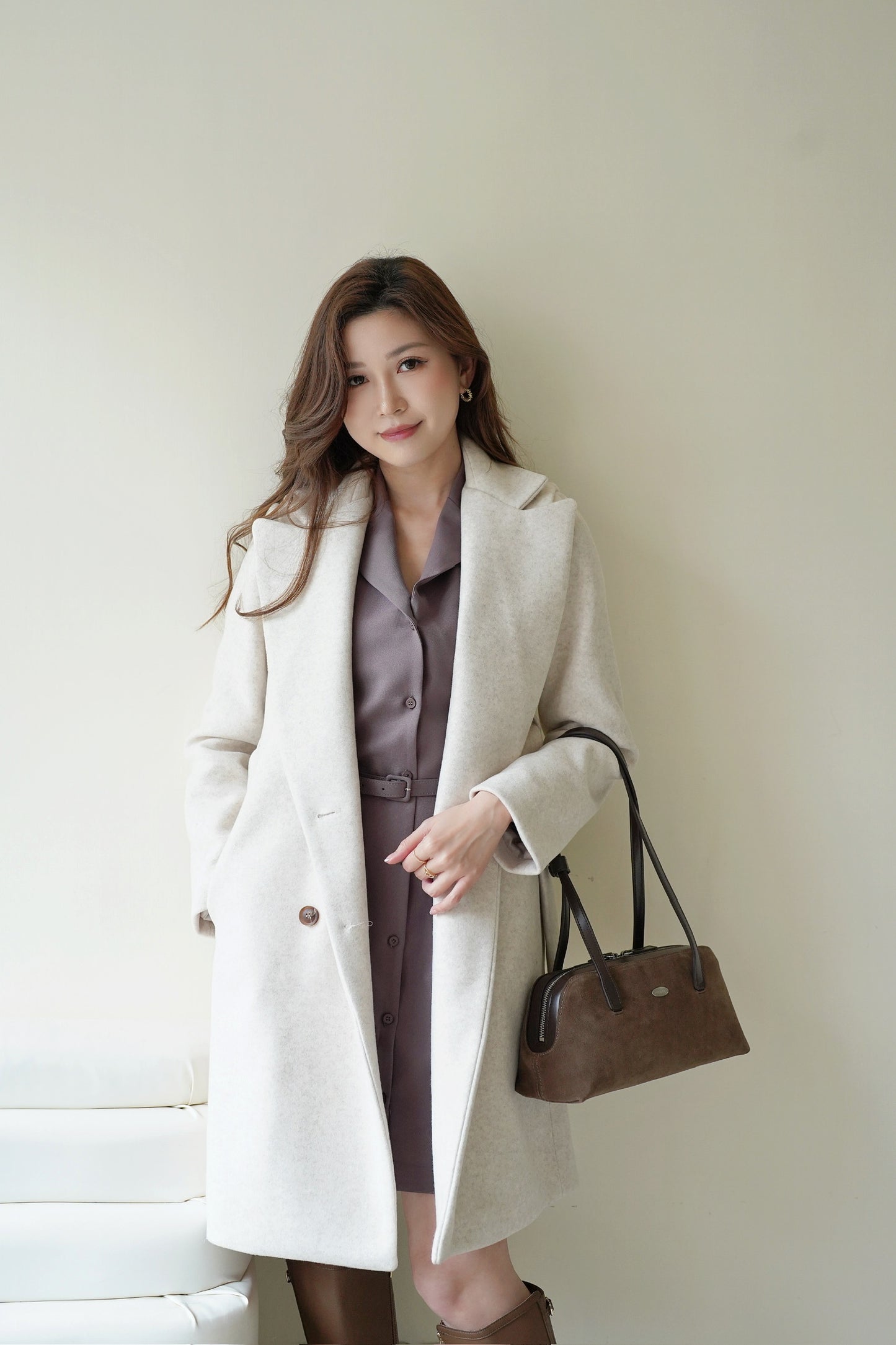 Classic Belted Wool Coat