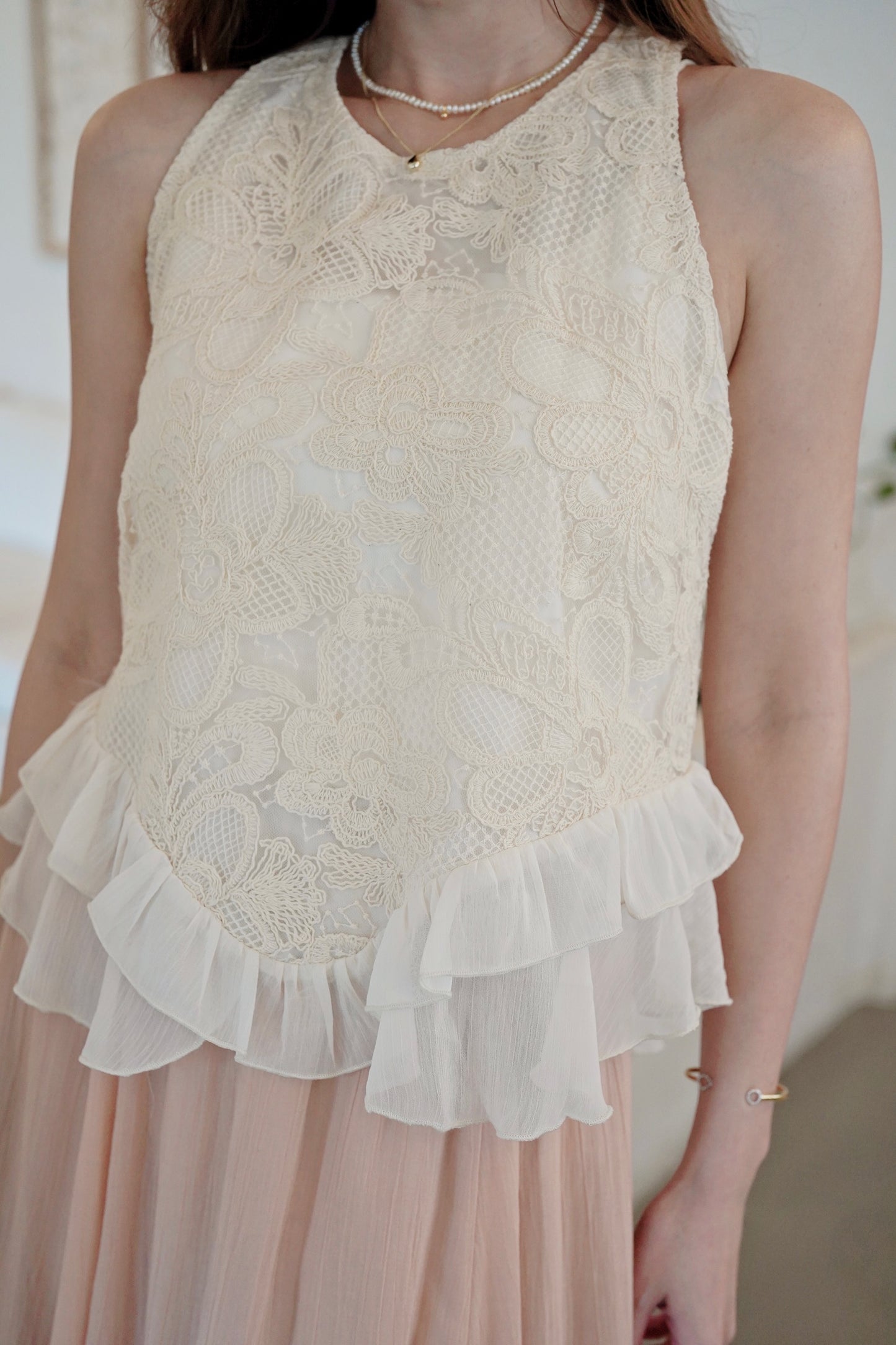 Puffy Blossom Vest
