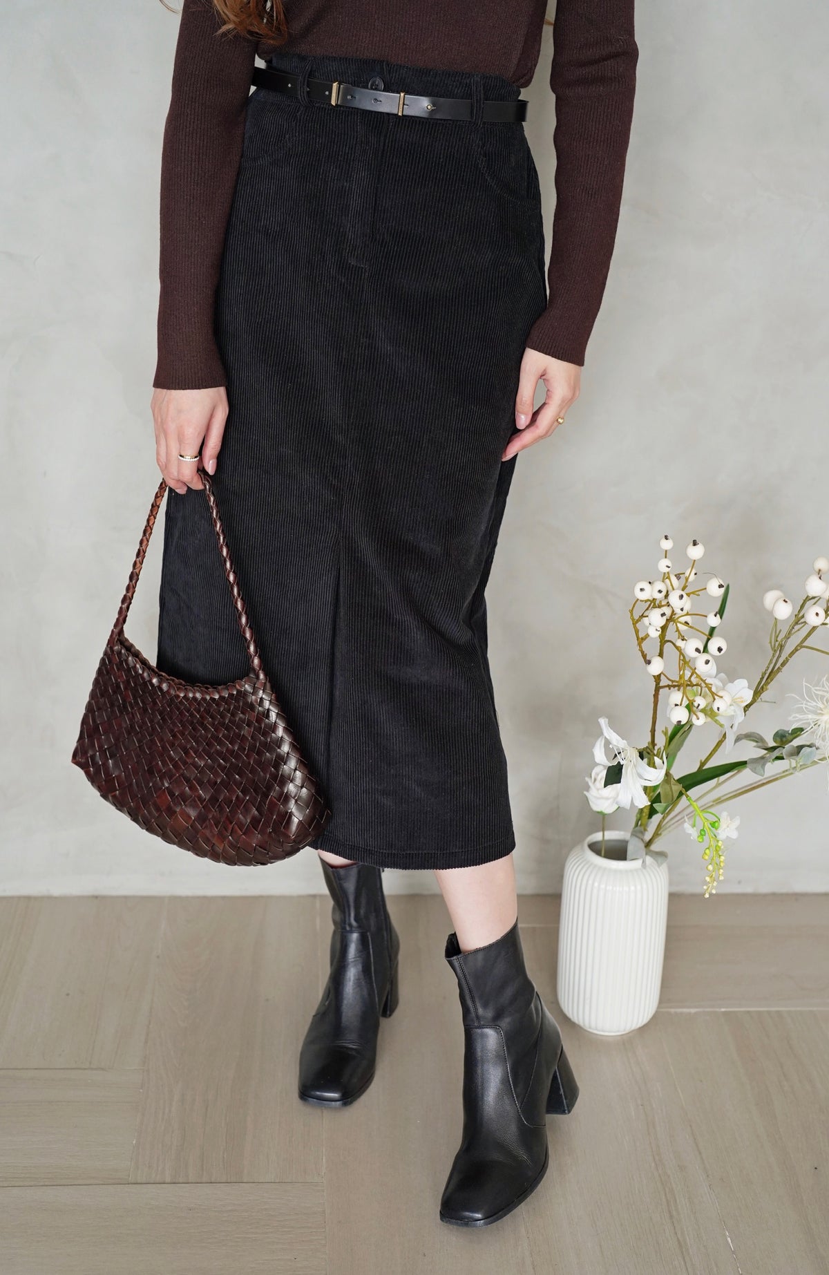Fall Love Corduroy Skirt
