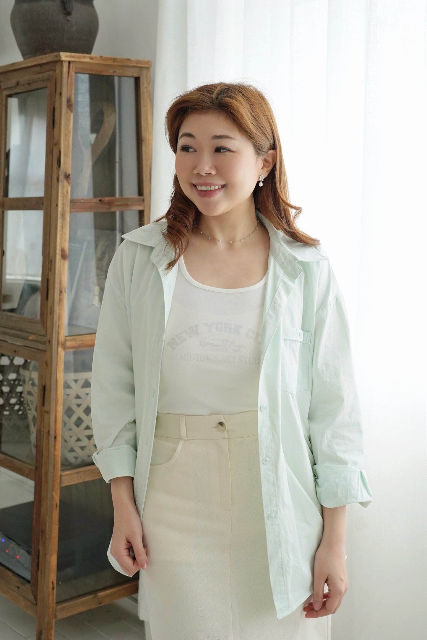 Cozy Pastel Shirt Set