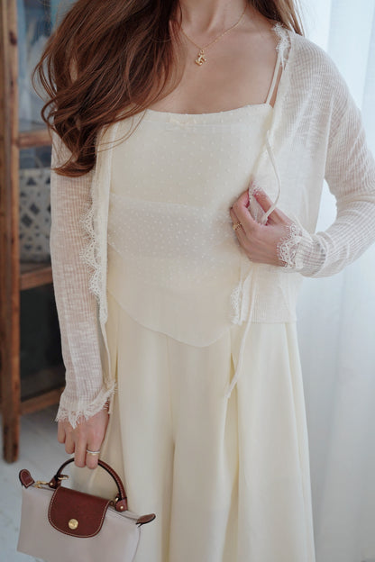Marshmellow Cardi Set