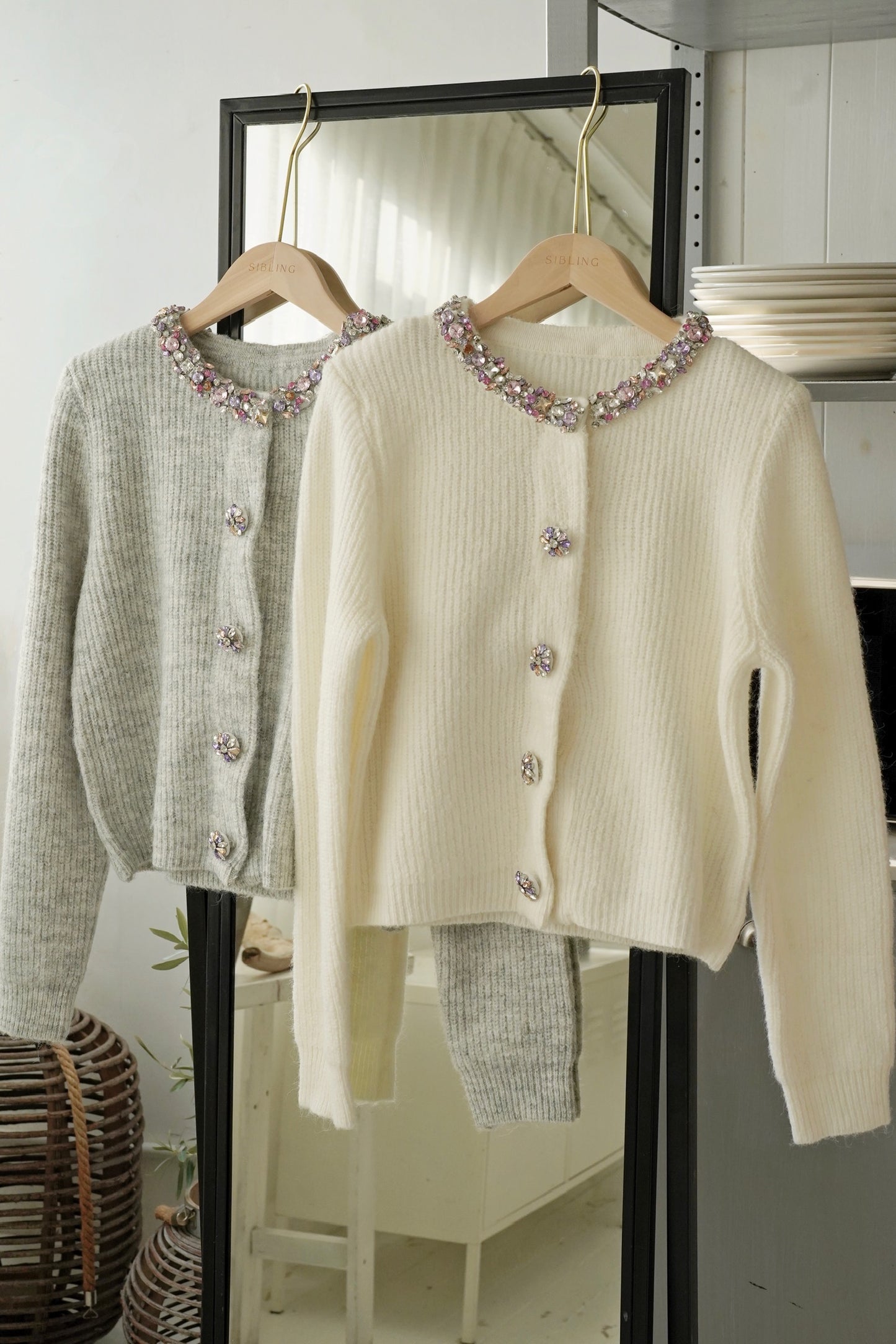 Sparkle Wollen Cardi