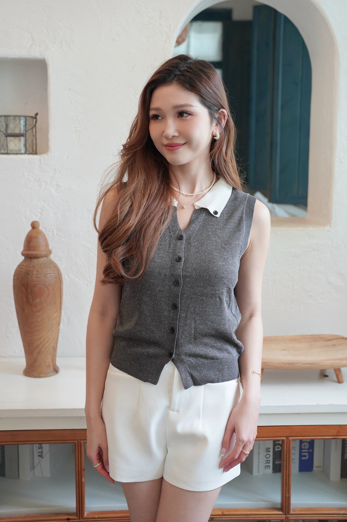 The Collar Button Vest