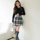 Classy Checkered Skirt