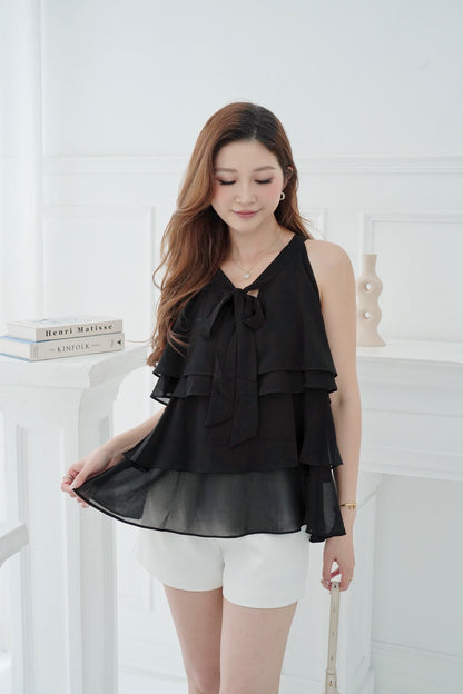 Ribbon Halter Vest