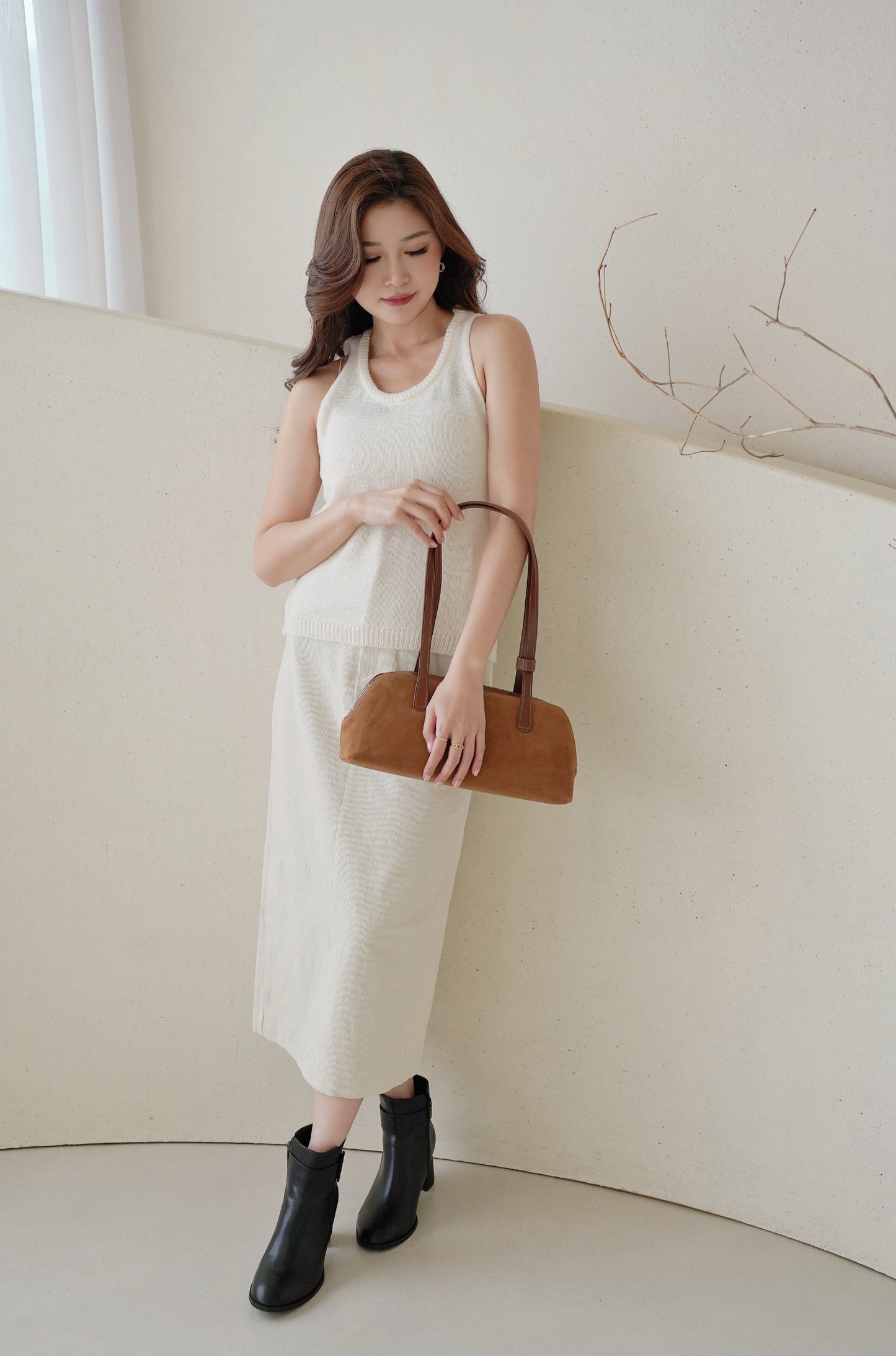 High Waist Autumnly Dress