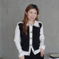 The Grace B&W Cardi