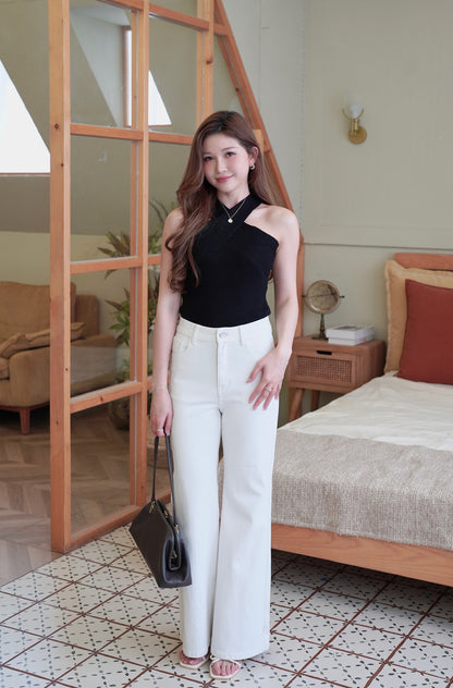 Halter Fall Knit Vest