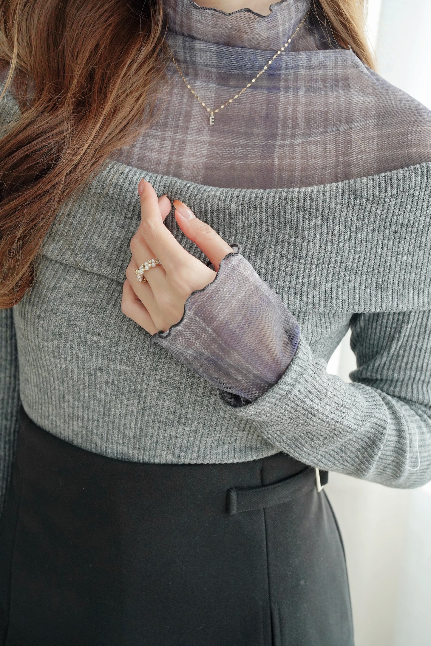 Romance Sheer Knitted Top