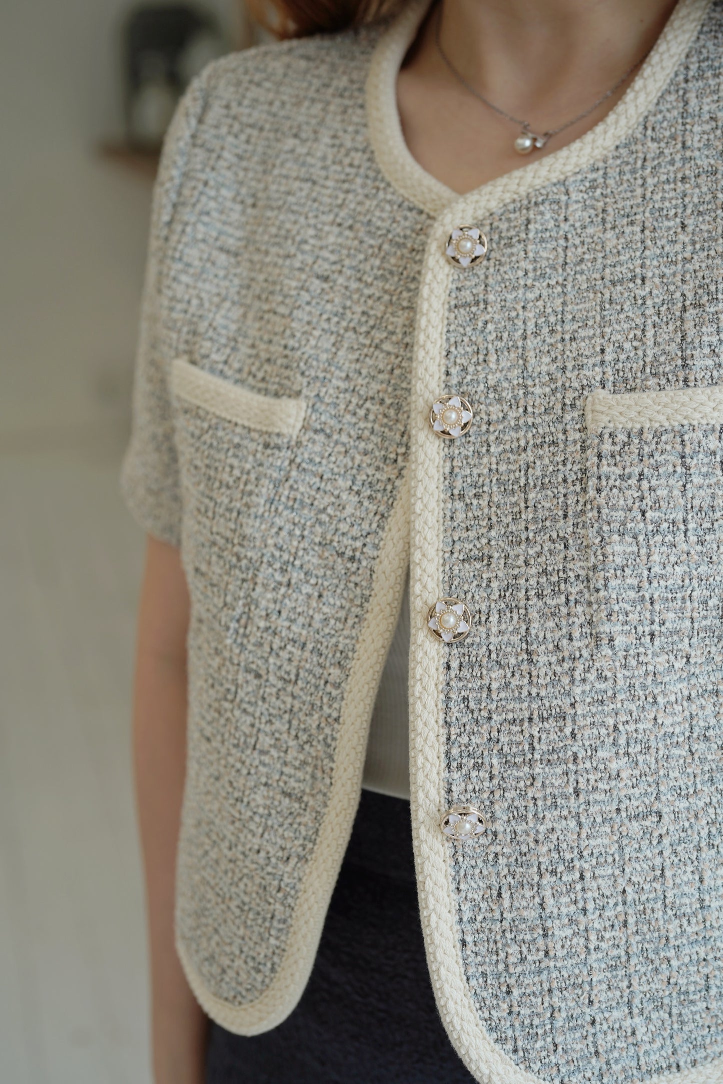 Glitter Tweedy Coat