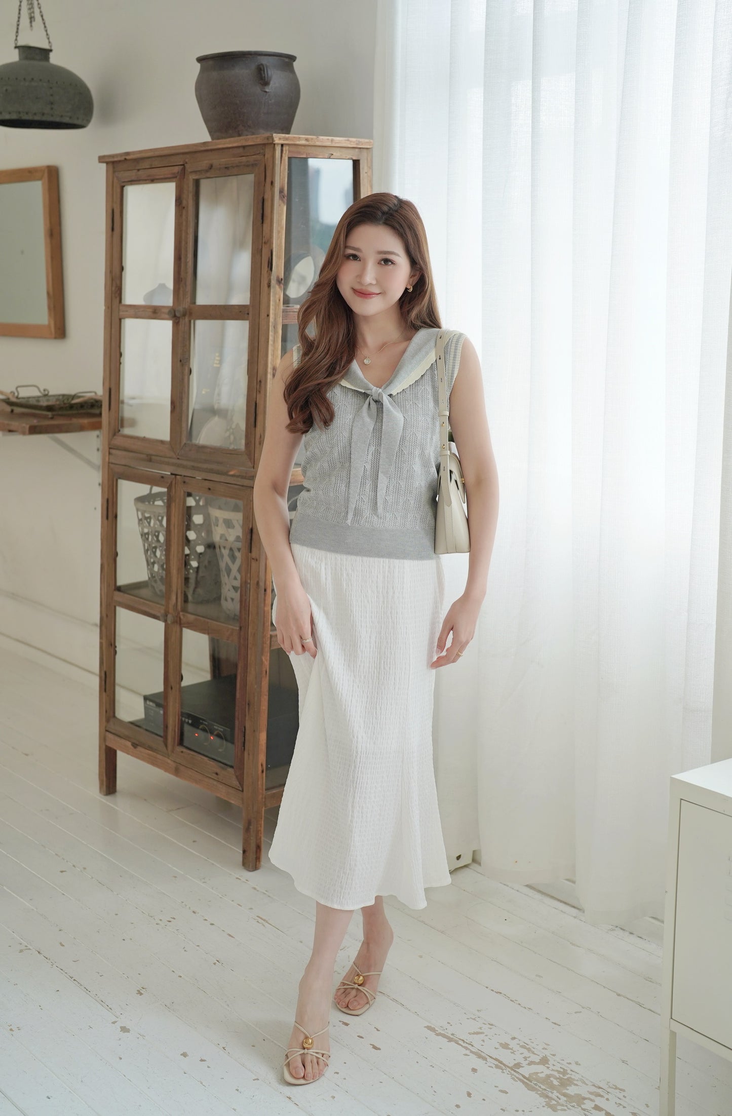 Airy Scarfy Top