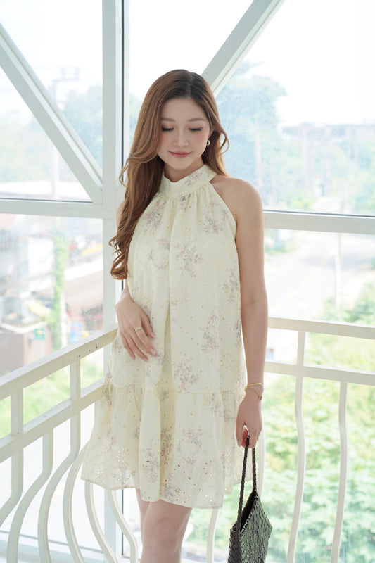 Blossom Halter Dress