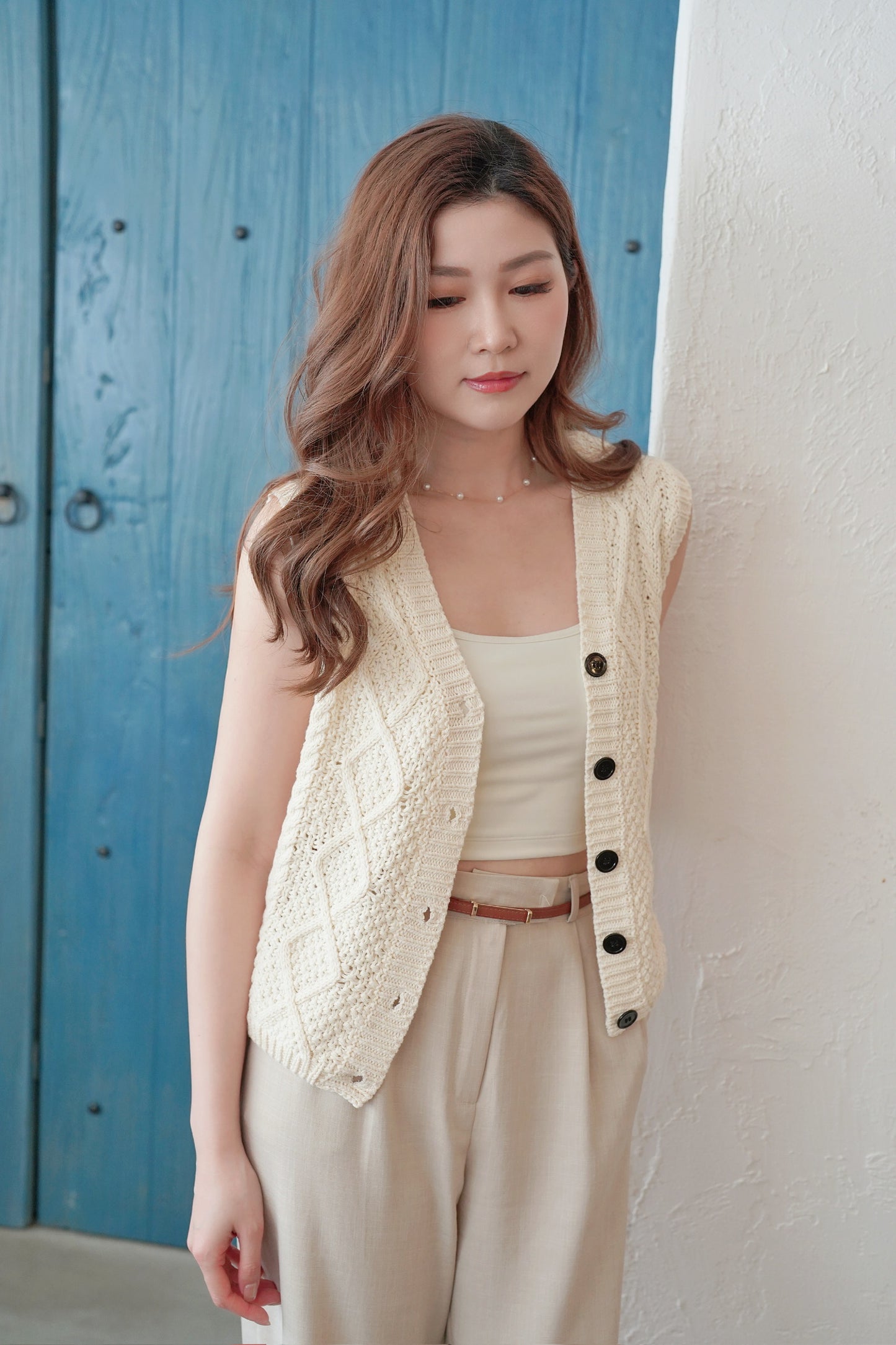 The Frenchy Knit Vest