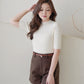 Classic Roundneck Knitted Top