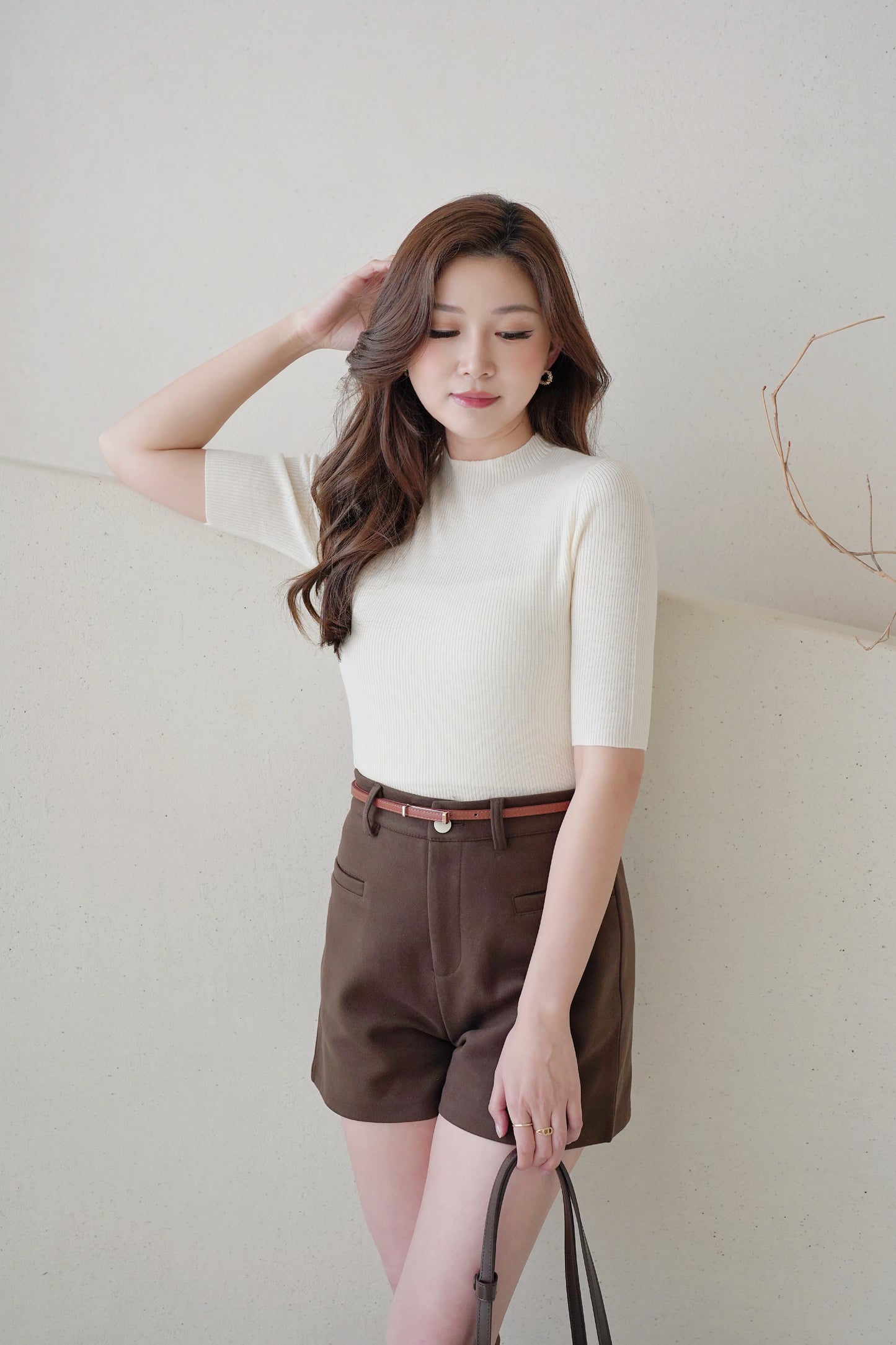 Classic Roundneck Knitted Top