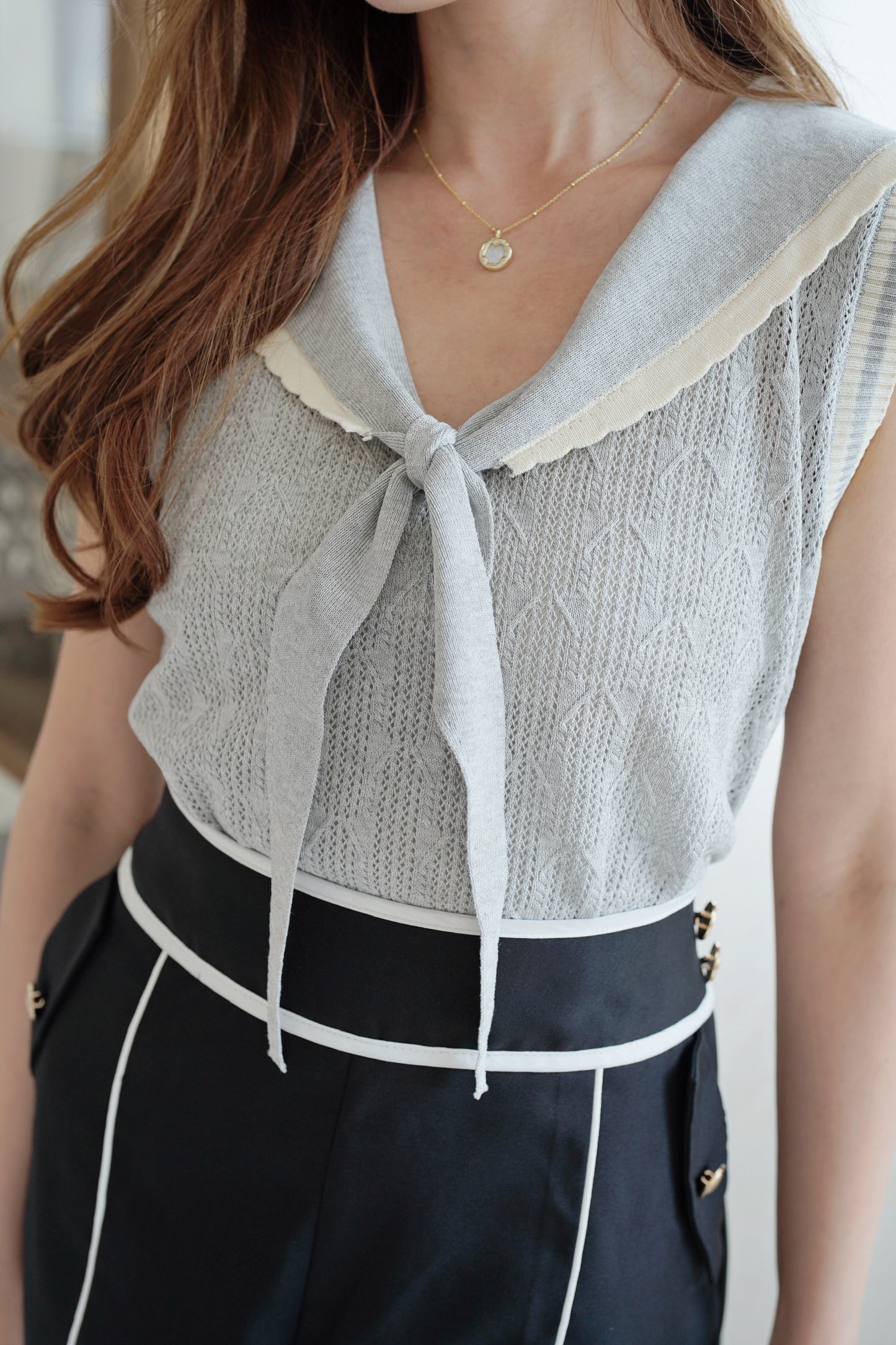 Airy Scarfy Top