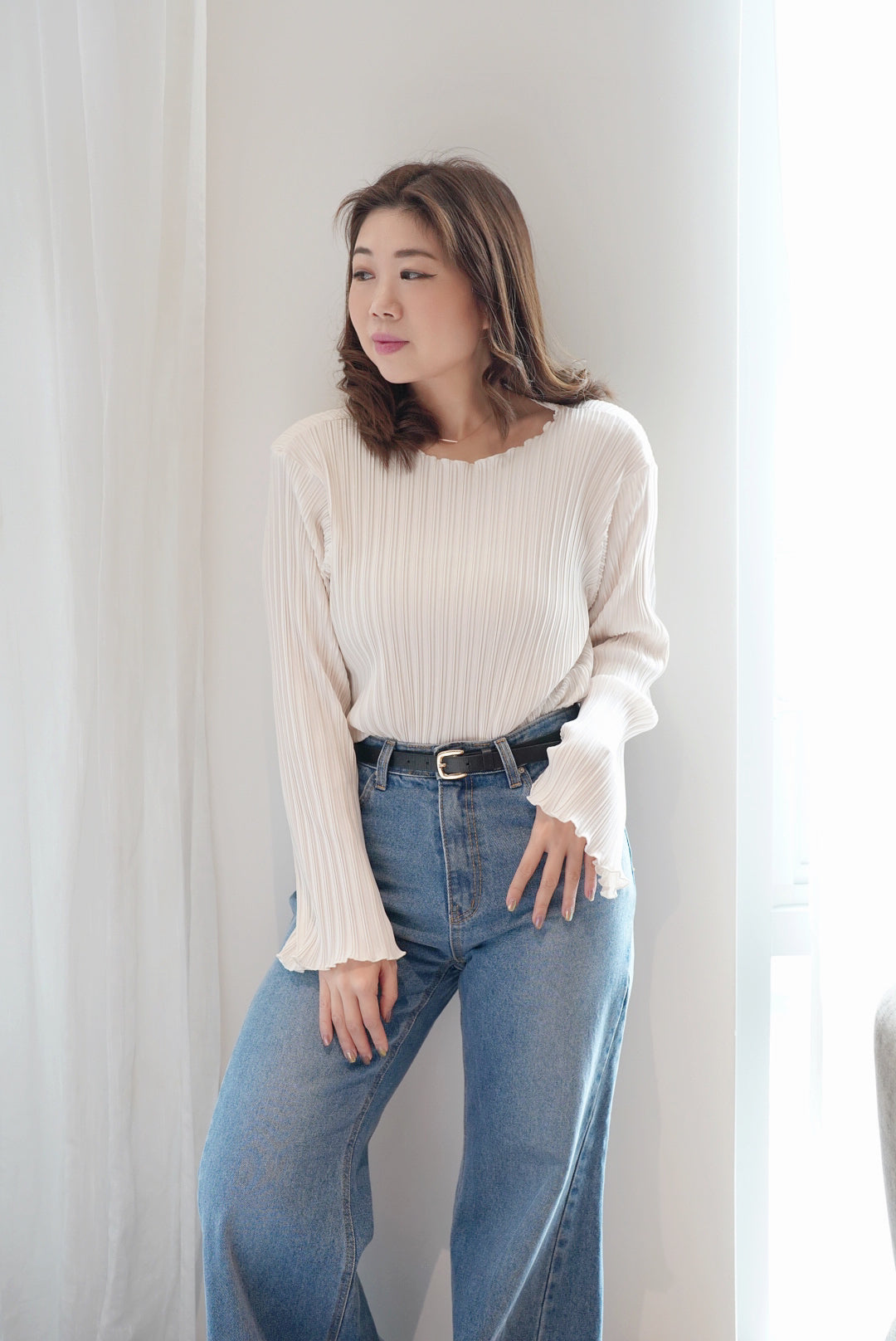 Blossom Flare Sleeves Top