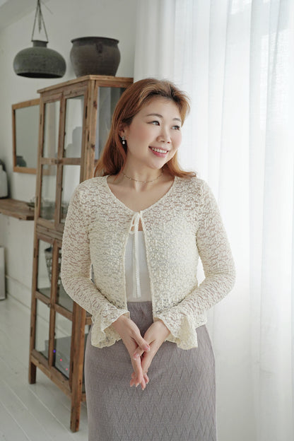 Blossom Flare Sleeves Cardi