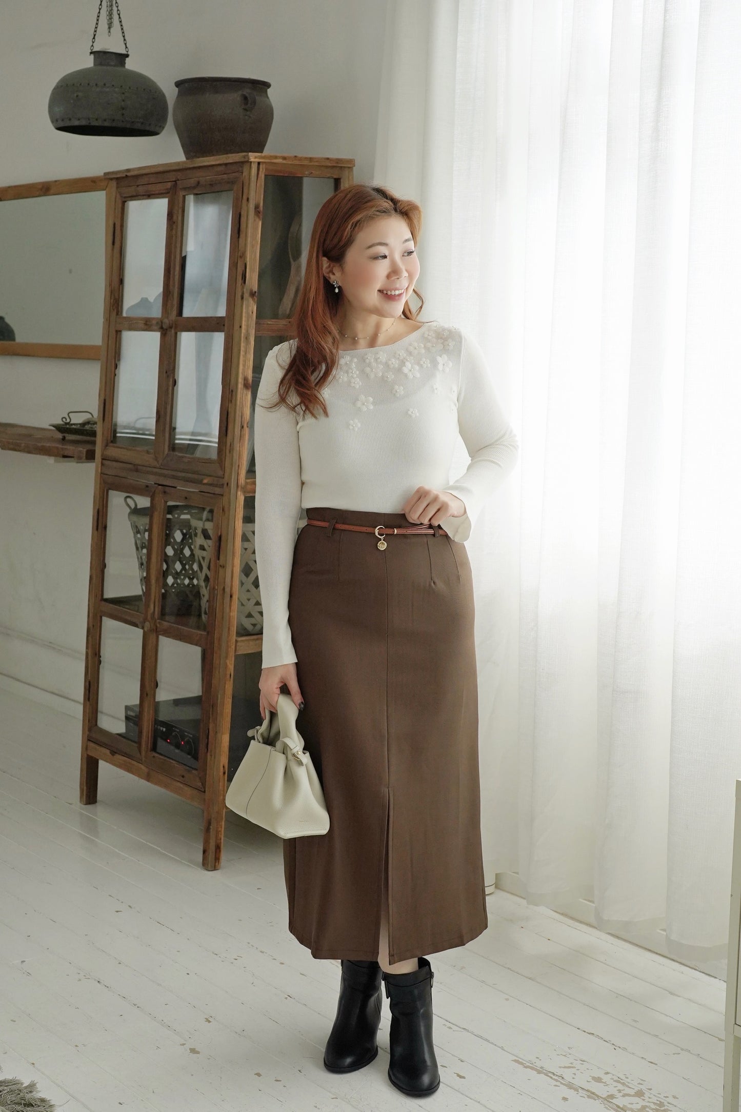 Lightly High Waist Skirt