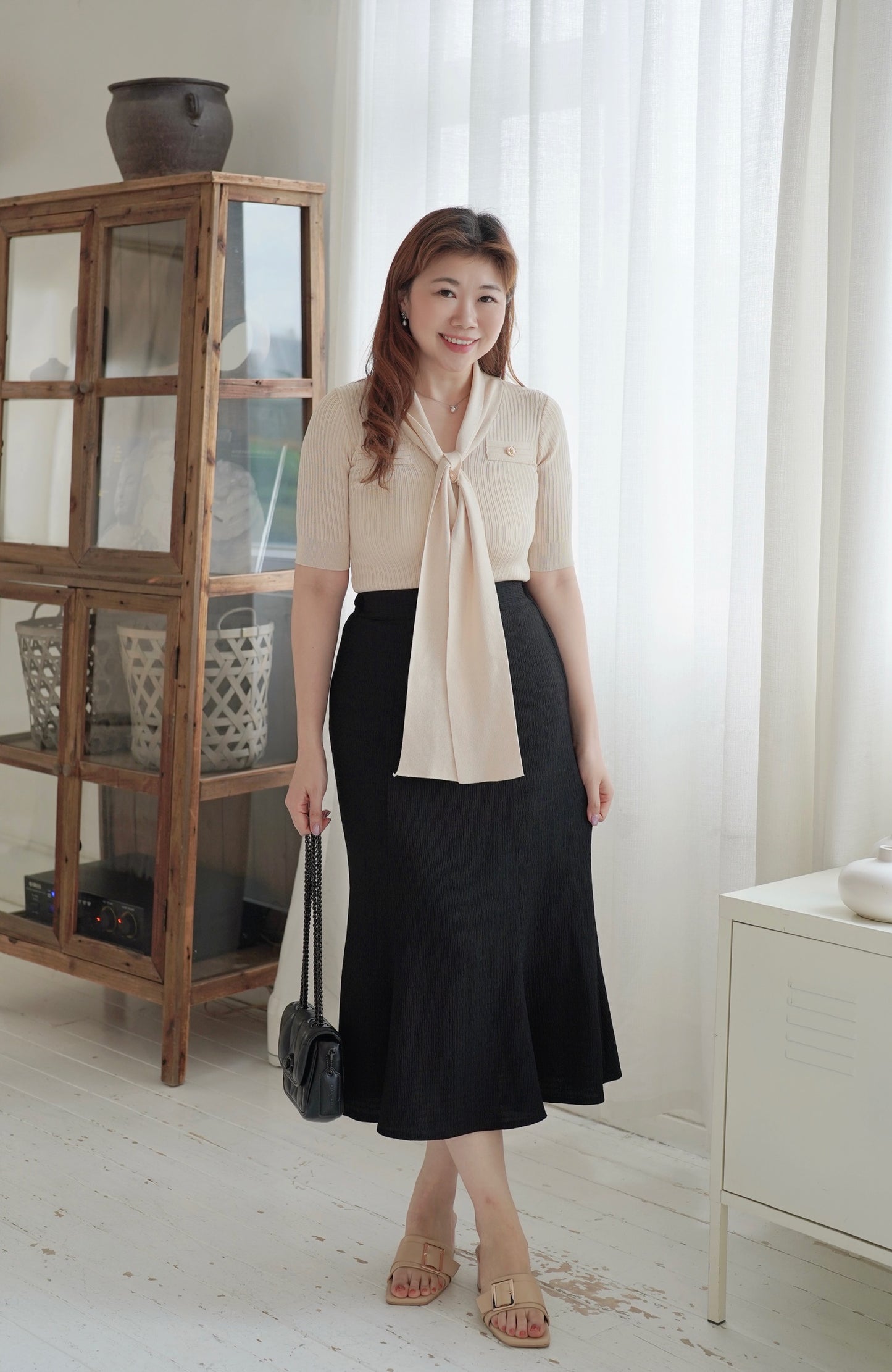 The Ribbon Tie Top