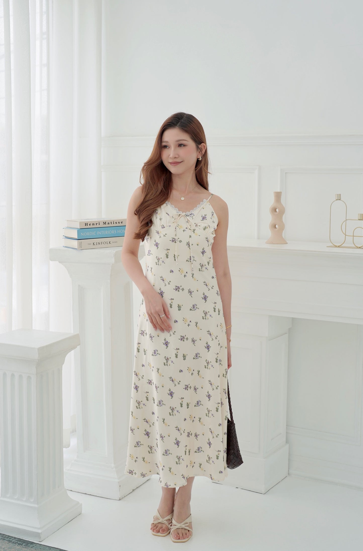 Lacie Satin Floral Dress
