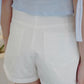 The Time Button Skort