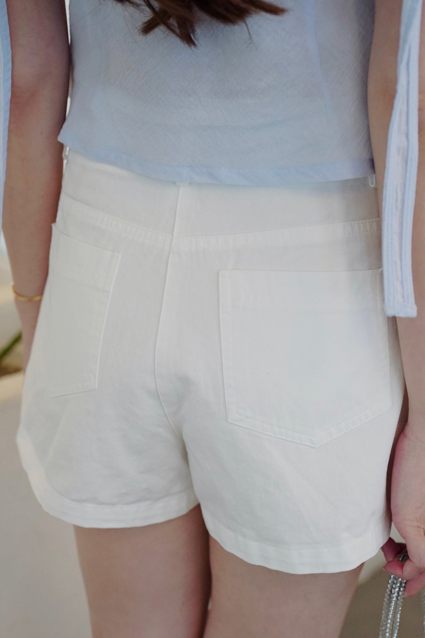 The Time Button Skort