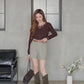 Floral Romance Knit Top