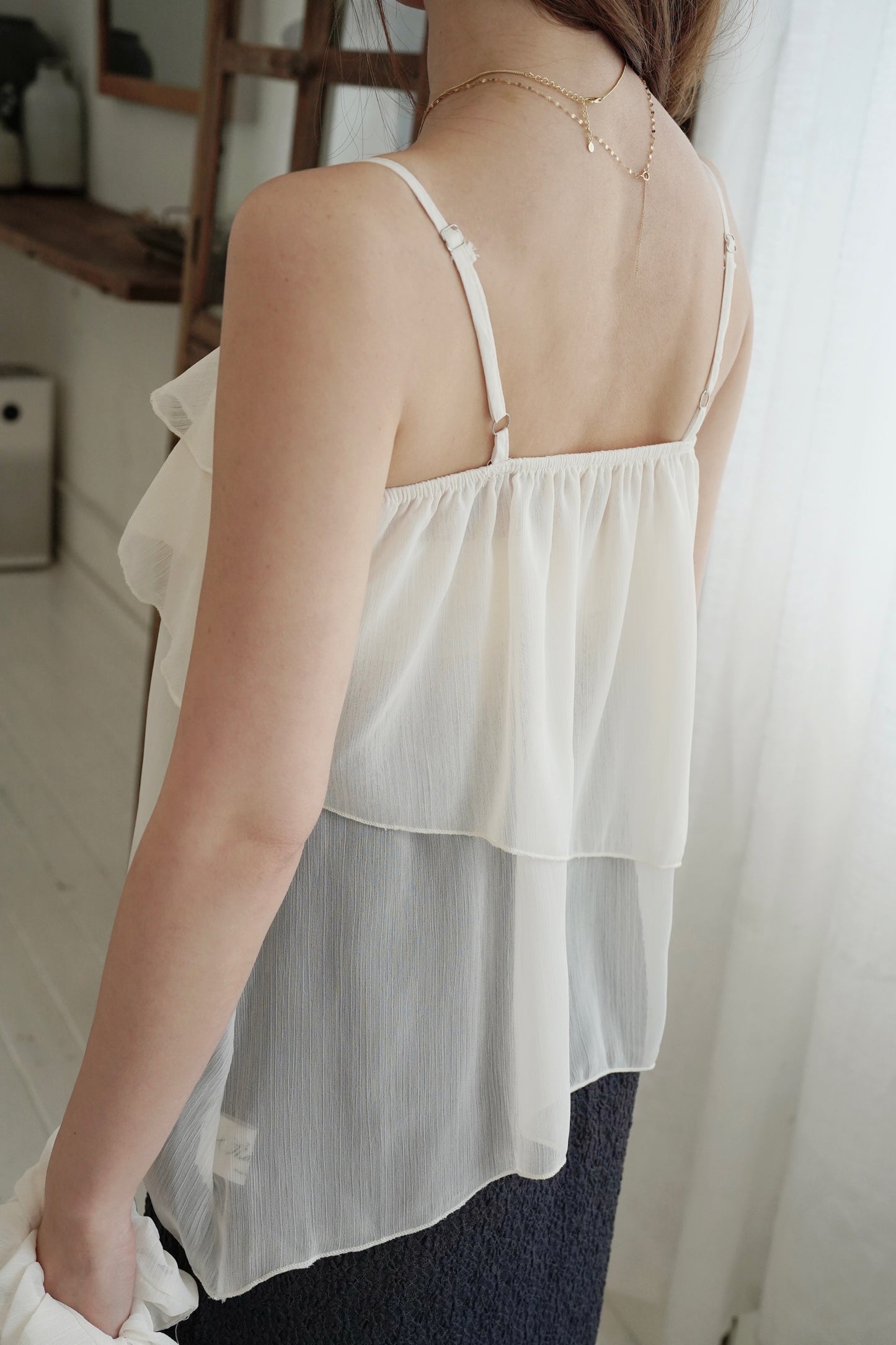 Rosy Layered Vest