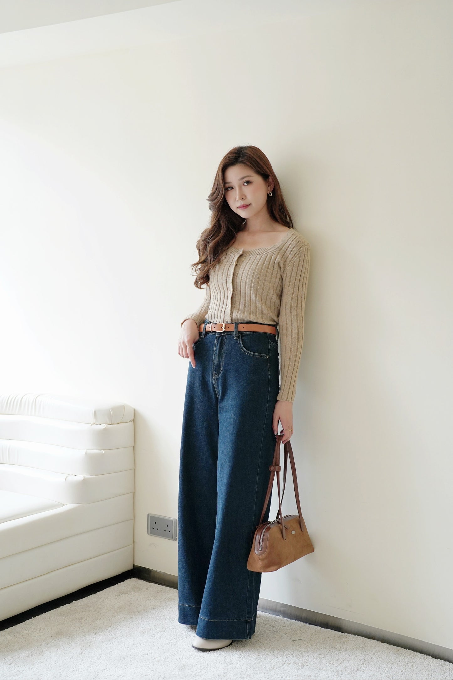 Marine Sofie Wide Leg Jeans