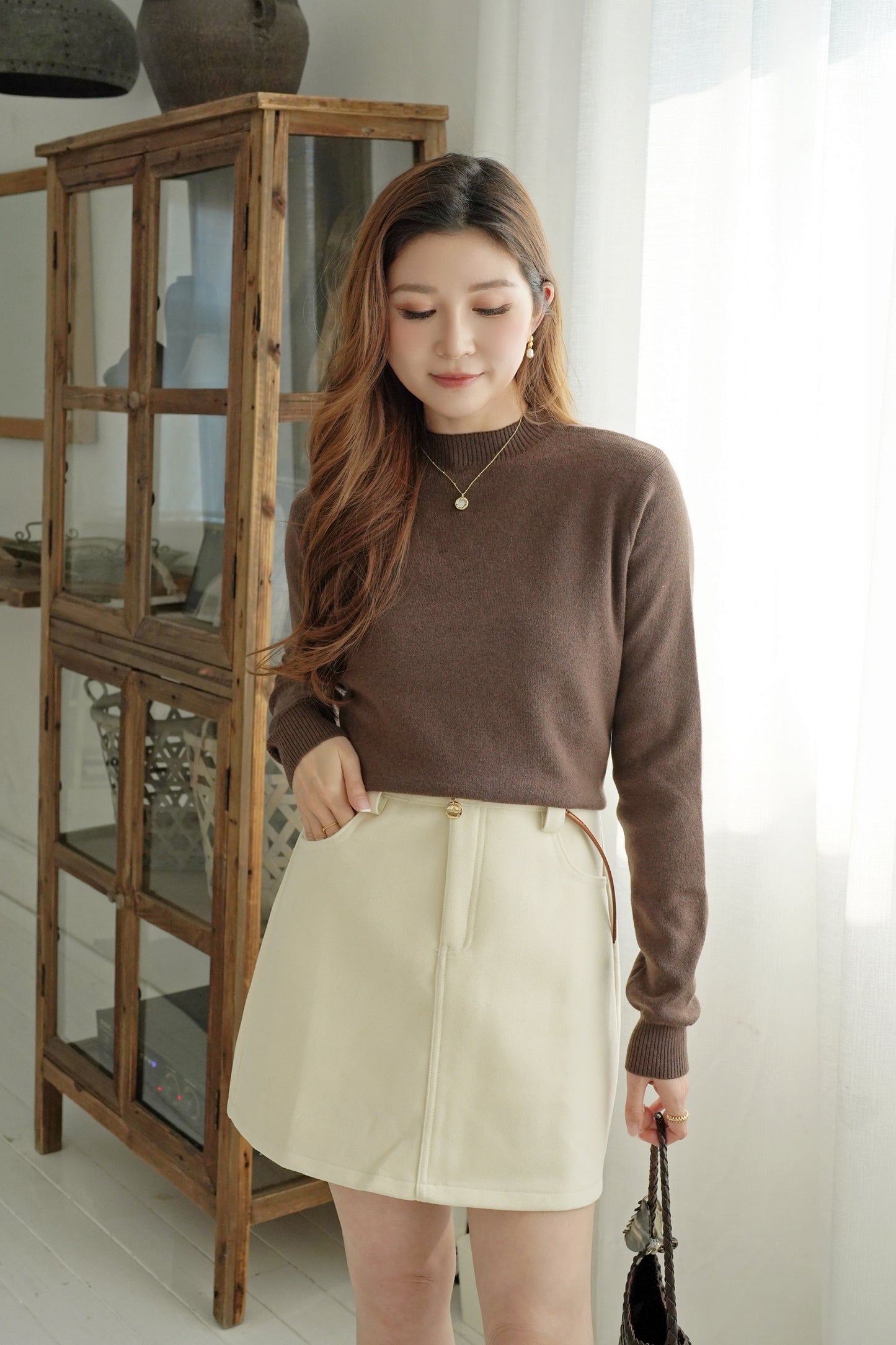 Mellow Scarf Top Set