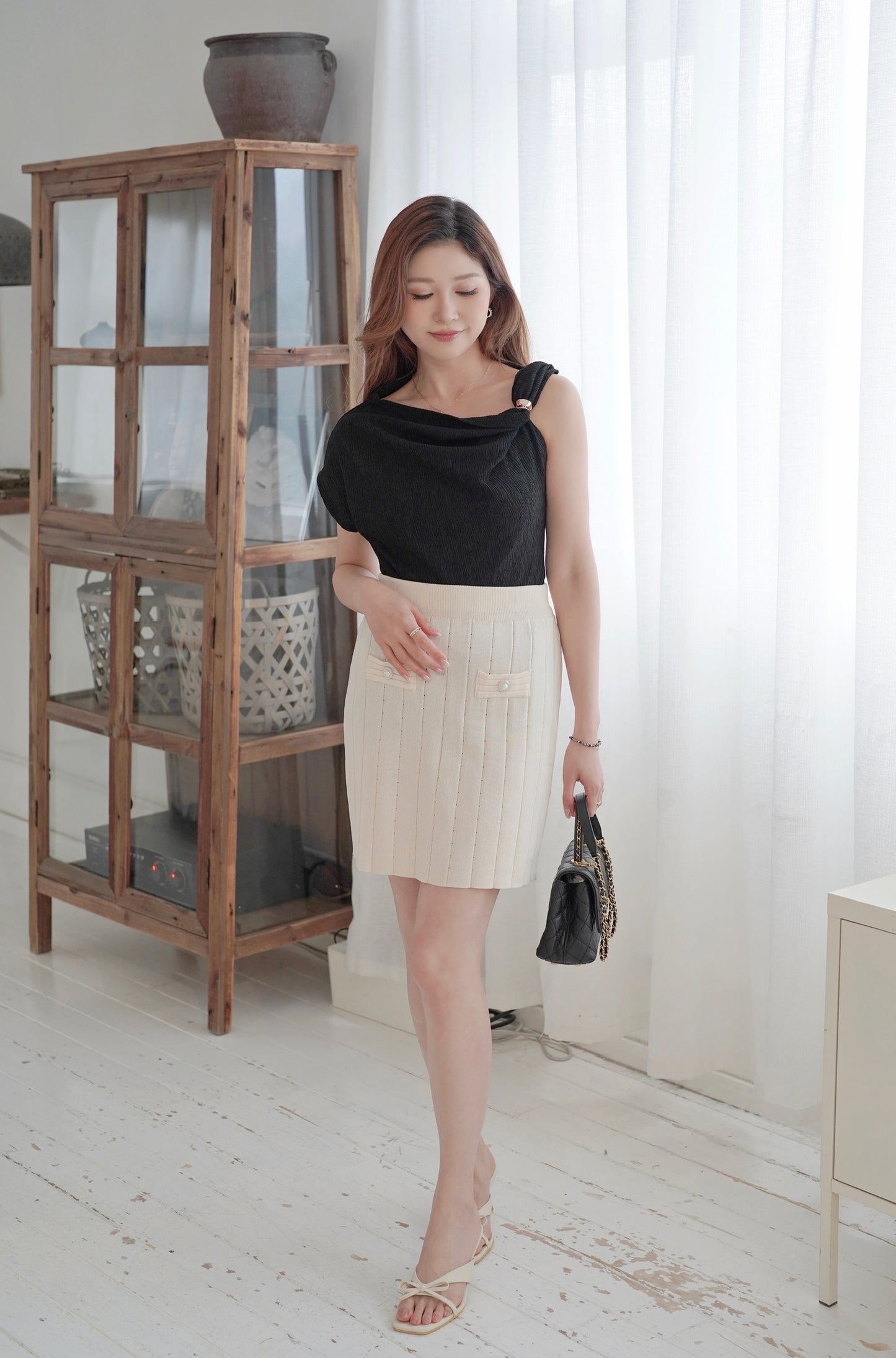 Classy Pearly Dress Set