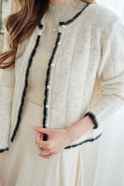 Little Pearl Button Cardi