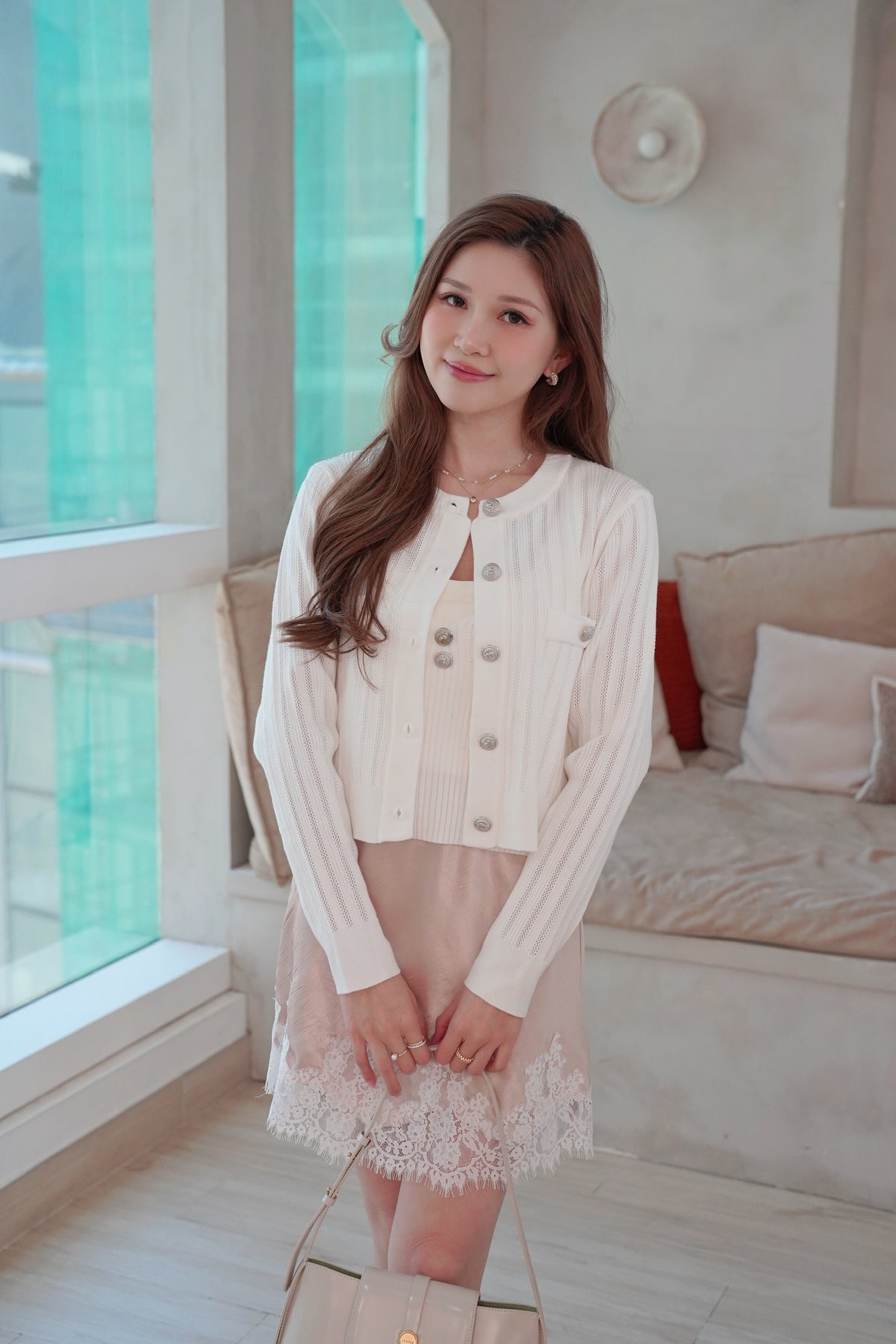 Fine Lacie Satin Skirt