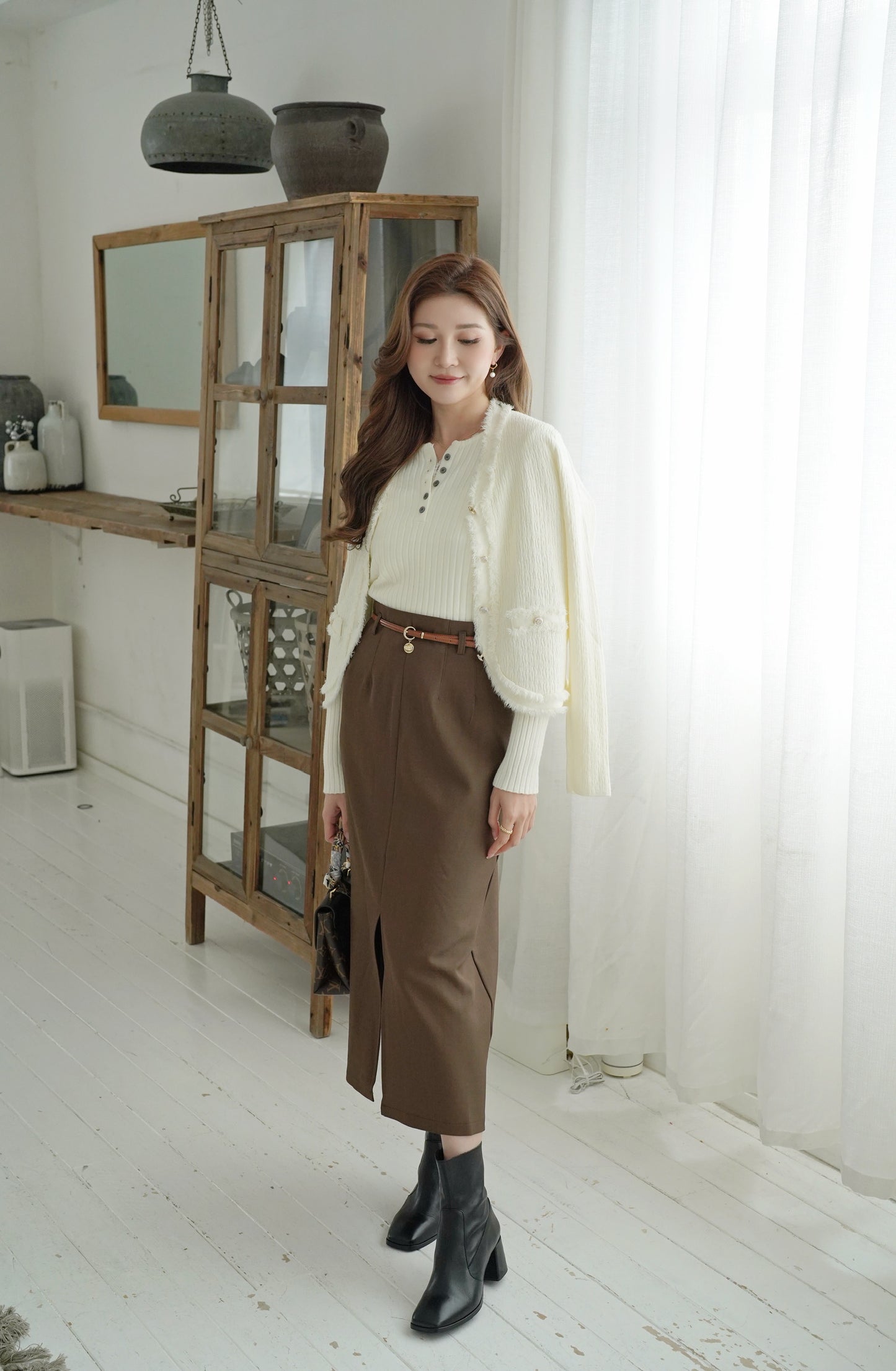 Lightly High Waist Skirt