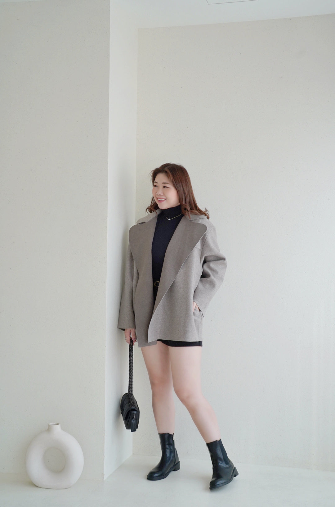 Softy Wool Belt Coat