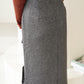 Classic Belty Midi Skirt