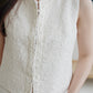Pearly Lace Tweed Vest