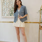 Tweedy Denim Jacket