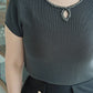 Glitter Roundneck Top