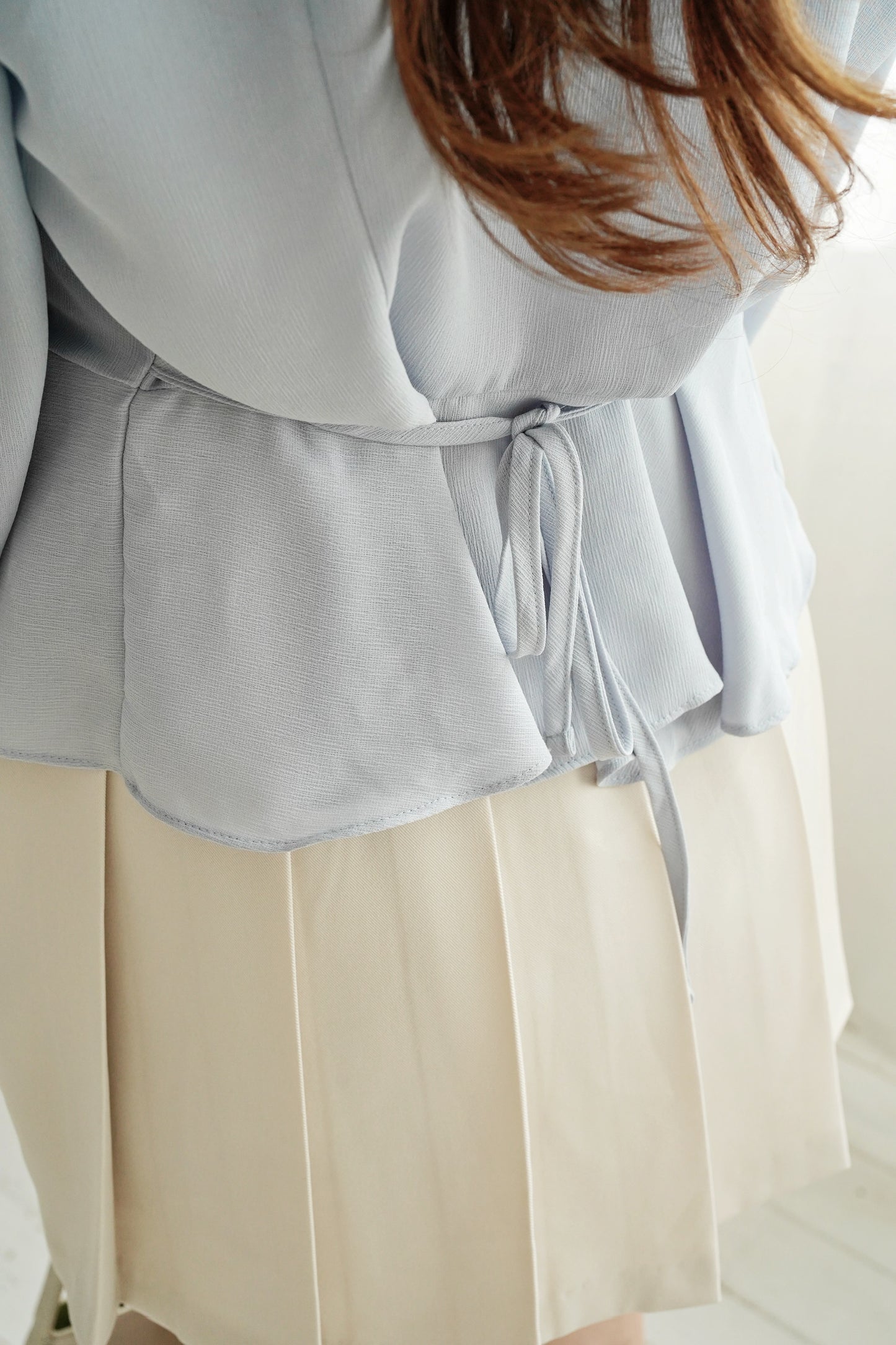 Flare Sleeves Chiffon Blouse